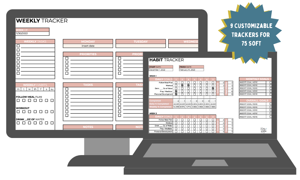 Free 75 Soft Printable Calendar, Worksheet & Template – 75 Soft