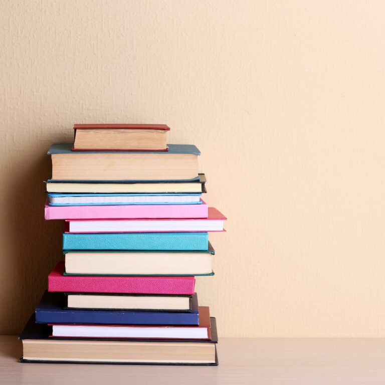 stack of books